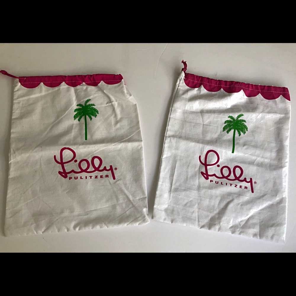 Lilly Pulitzer authentic shoe bags quantity 2